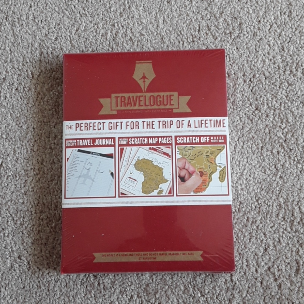 Travelogue can scratch off where you've been - Picture 1 of 2